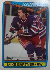 Карточка Mike Gartner-Майк Гартнер New York Rangers/Нью-Йорк Рейнджерс НХЛ/NHL
