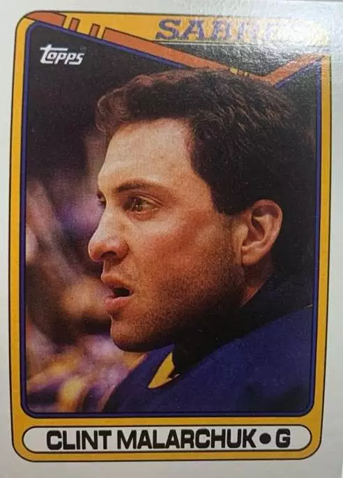 Хоккей. Карточка Clint Malarchuk - Клинт Маларчук Buffalo Sabres-Баффало НХЛ-NHL