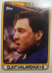 Хоккей. Карточка Clint Malarchuk - Клинт Маларчук Buffalo Sabres-Баффало НХЛ-NHL