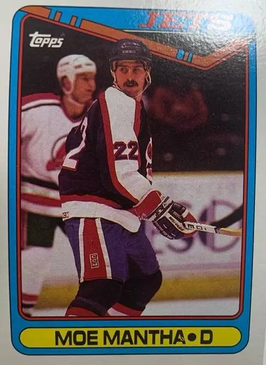 Хоккей. Карточка Moe Mantha - Мо Манта Winnipeg Jets - Виннипег Джетс НХЛ/NHL