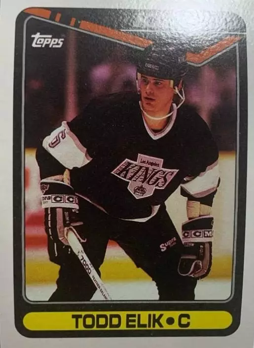 Хоккей Карточка Todd Elik-Тодд Элик Los Angeles Kings-Лос-Анджелес Кингз НХЛ-NHL