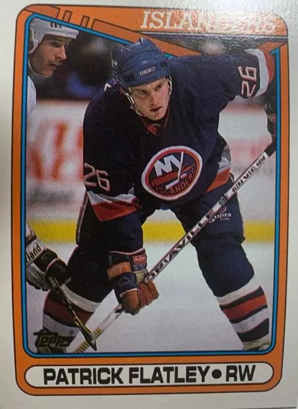 Хоккей. Карточка Patrick Flatley-Пэт Флэтли New York Islanders-Айлендерс НХЛ-NHL