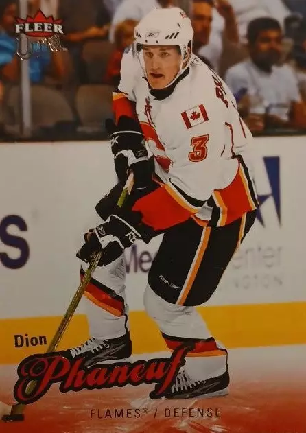 Хоккей. Карточка Dion Phaneuf-Дион Фанеф Calgary Flames-Калгари Флэймз НХЛ/NHL