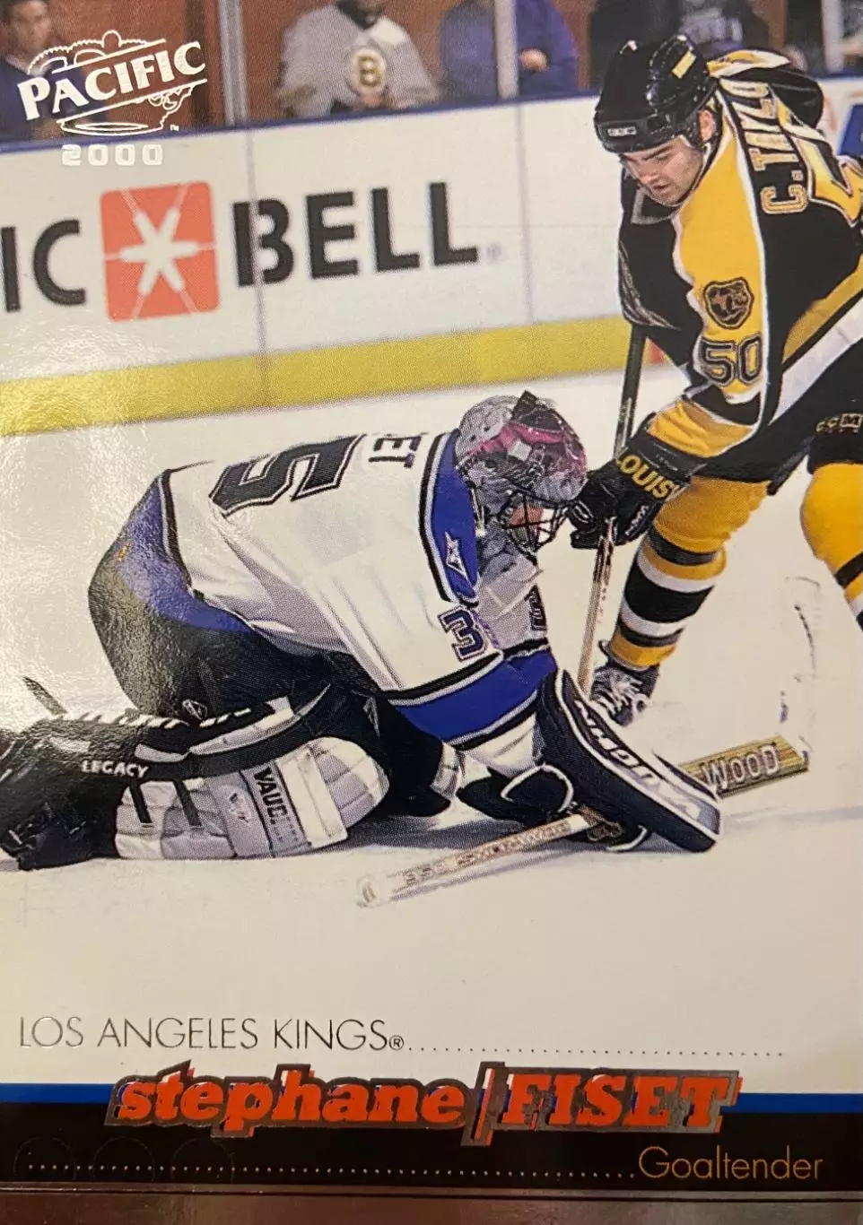 Карточка Stephane Fiset - Стефан Фисе Los Angeles Kings / Лос-Анджелес НХЛ/NHL