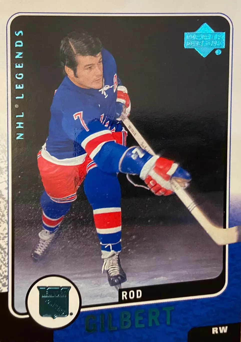Карточка Rod Gilbert - Род Жильбер New York Rangers / Нью-Йорк Рейнджерс НХЛ/NHL