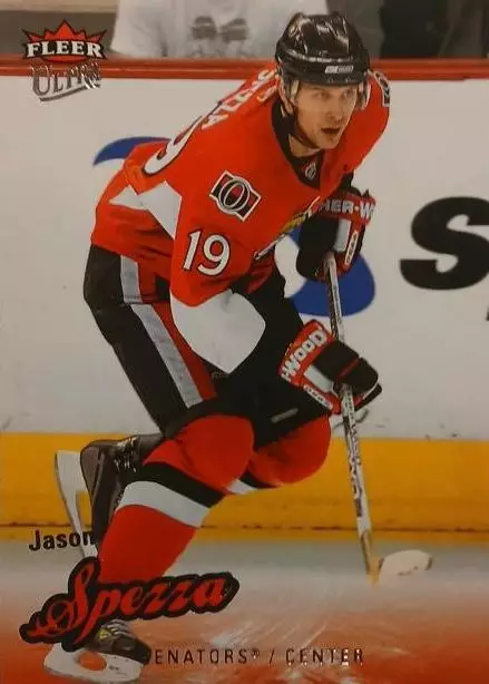 Хоккей. Карточка Jason Spezza - Джейсон Спецца Ottawa Senators - Оттава НХЛ/NHL