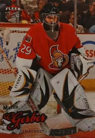 Хоккей. Карточка Martin Gerber - Мартин Гербер Ottawa Senators - Оттава НХЛ/NHL
