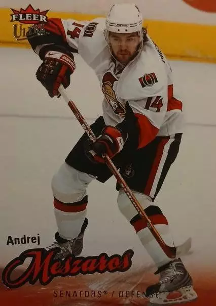 Хоккей. Карточка Андрей Месарош Ottawa Senators/Оттава, Сибирь, Слован НХЛ/NHL