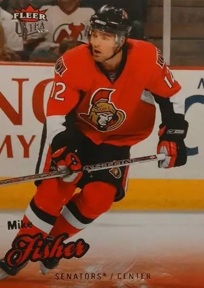 Хоккей. Карточка Mike Fisher-Майк Фишер Ottawa Senators-Оттава Сенаторз НХЛ/NHL