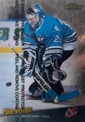 Хоккей. Карточка Mike Vernon-Майк Вернон San Jose Sharks/Сан-Хосе Шаркс НХЛ/NHL