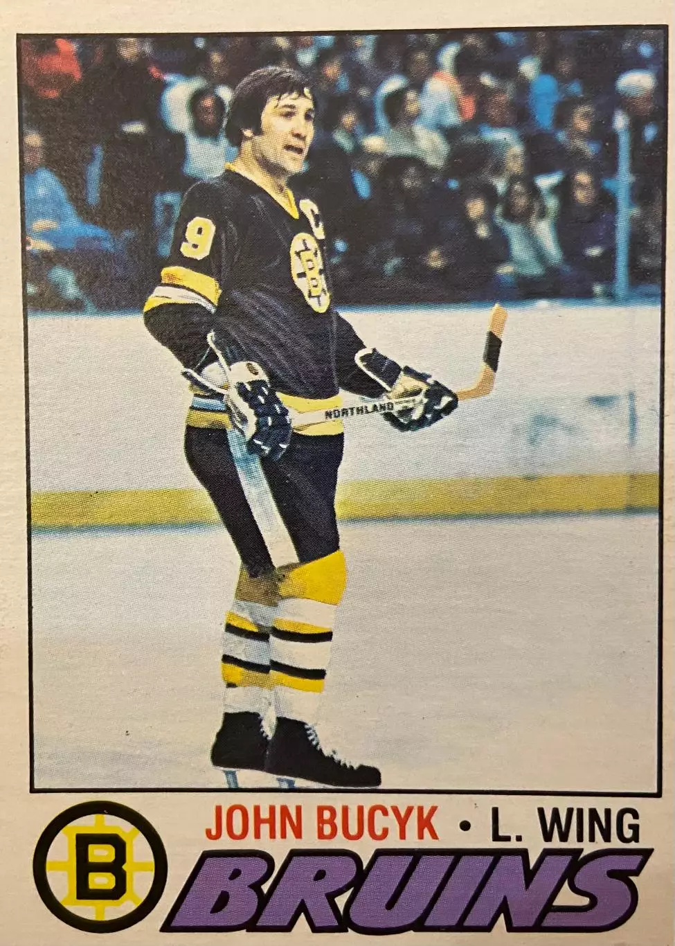 Хоккей. Карточка Johnny Bucyk-Джонни Буцик Boston Bruins - Бостон Брюинз НХЛ/NHL