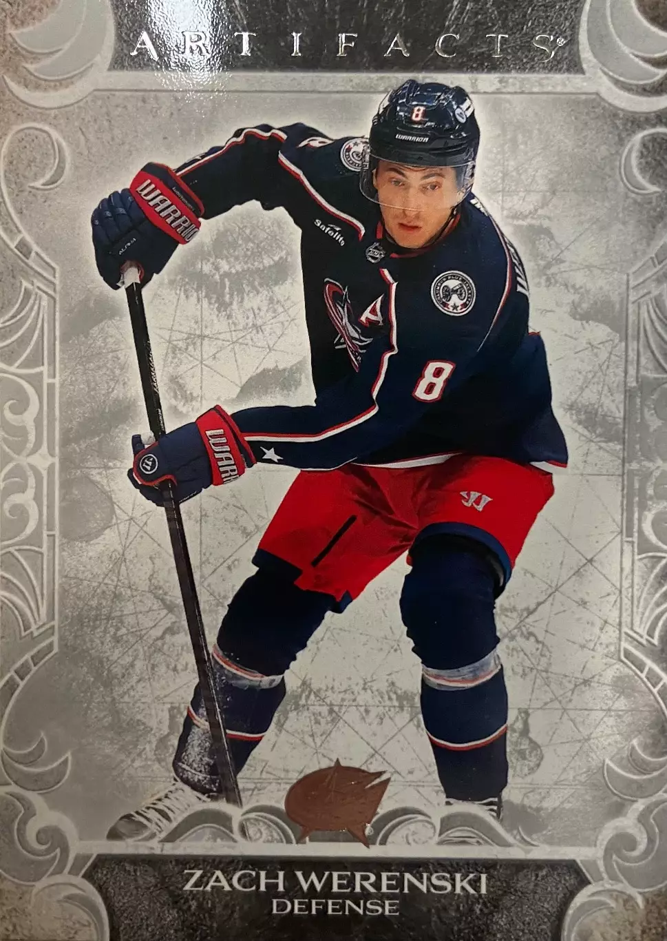 Карточка Zach Werenski - Зак Веренски Columbus Blue Jackets - Коламбус НХЛ NHL