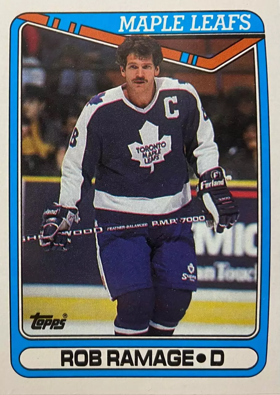 Хоккей. Карточка Rob Ramage - Роб Рэмэдж Toronto Maple Leafs - Торонто НХЛ/NHL