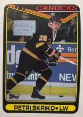 Хоккей. Карточка Petri Skriko-Петри Скрико Vancouver Canucks - Ванкувер НХЛ/NHL