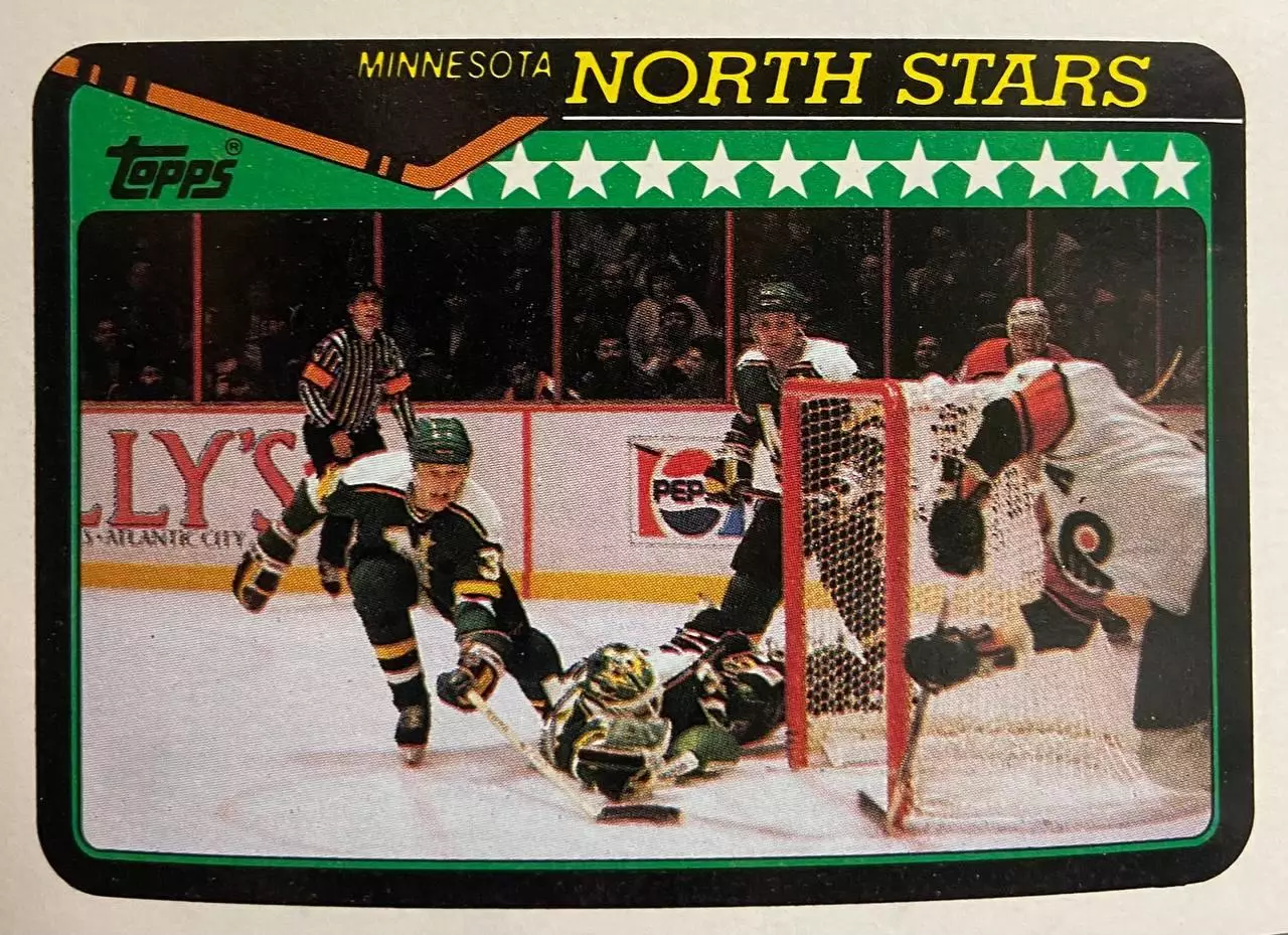 Хоккей. Карточка Jon Casey - Джон Кейси Minnesota North Stars-Миннесота НХЛ-NHL