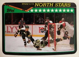 Хоккей. Карточка Jon Casey - Джон Кейси Minnesota North Stars-Миннесота НХЛ-NHL