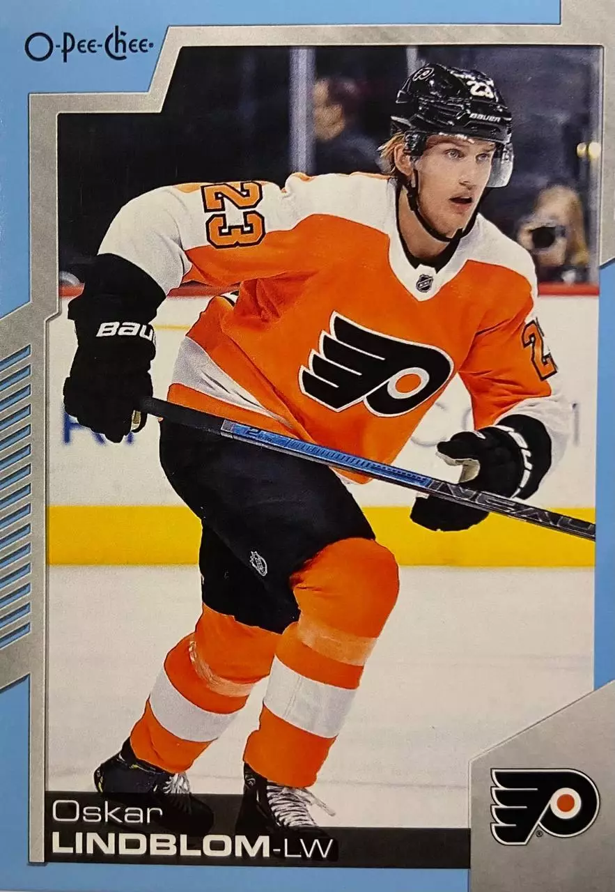 Карточка Oskar Lindblom-Оскар Линдблум Philadelphia Flyers - Филадельфия НХЛ-NHL