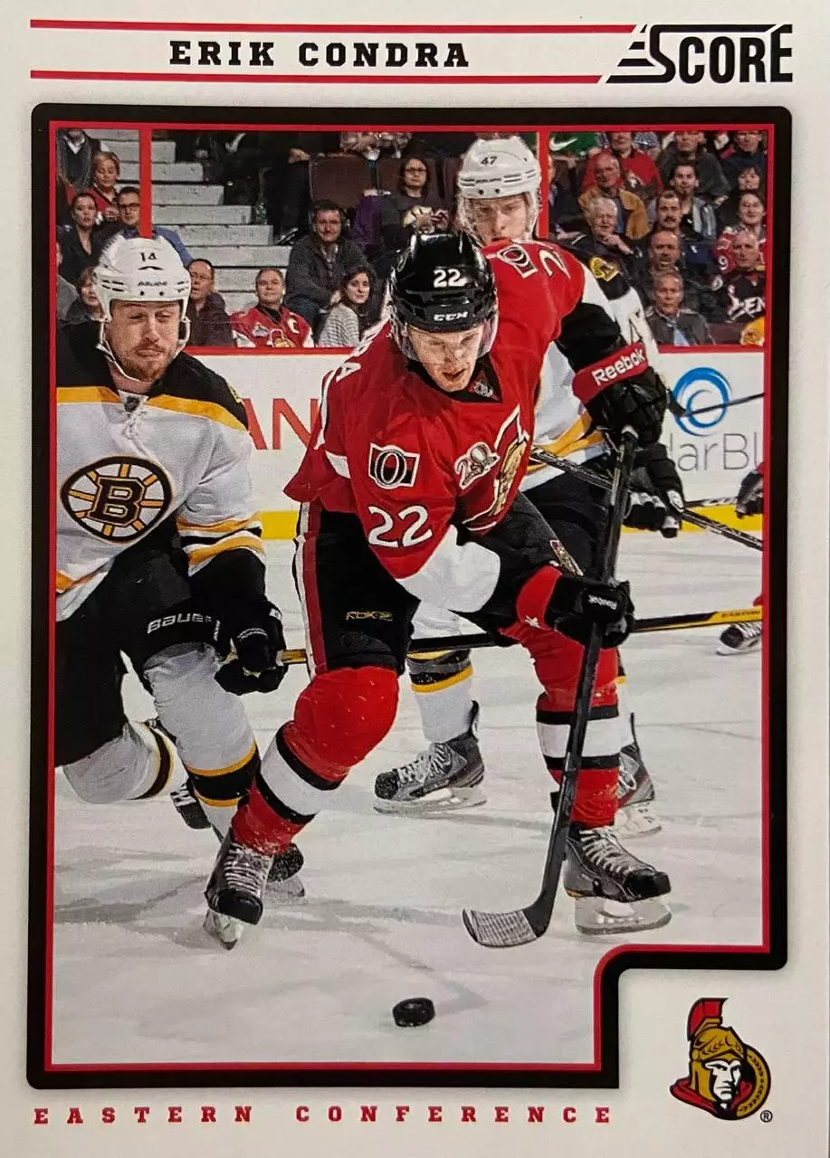 Хоккей. Карточка Erik Condra-Эрик Кондра Ottawa Senators-Оттава Сенаторз НХЛ/NHL