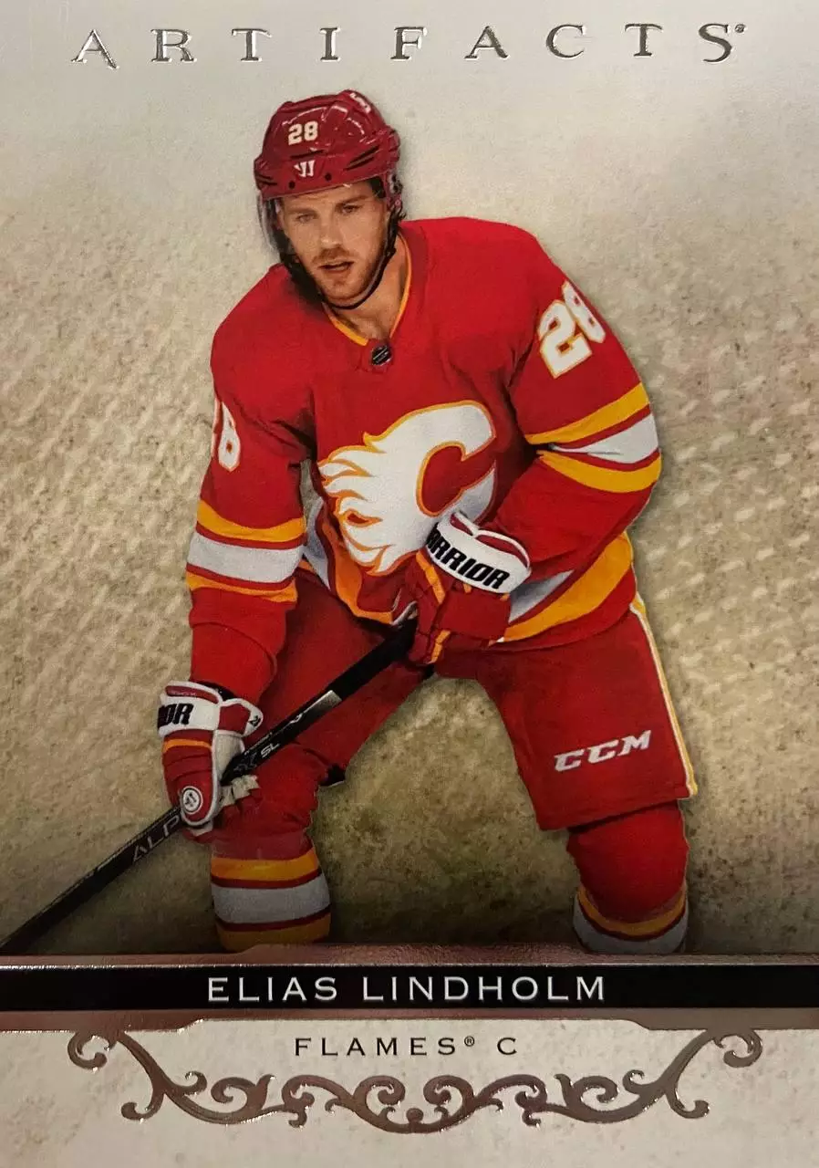 Хоккей. Карточка Elias Lindholm-Элиас Линдхольм Calgary Flames - Калгари НХЛ-NHL