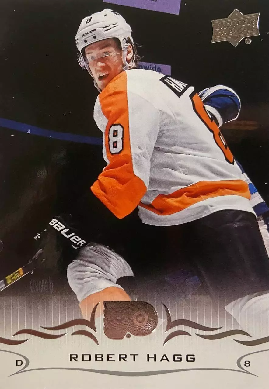 Хоккей. Карточка Robert Hagg-Роберт Хегг Philadelphia Flyers-Филадельфия НХЛ/NHL