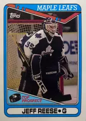 Хоккей. Карточка Jeff Reese - Джефф Риз Toronto Maple Leafs - Торонто НХЛ/NHL