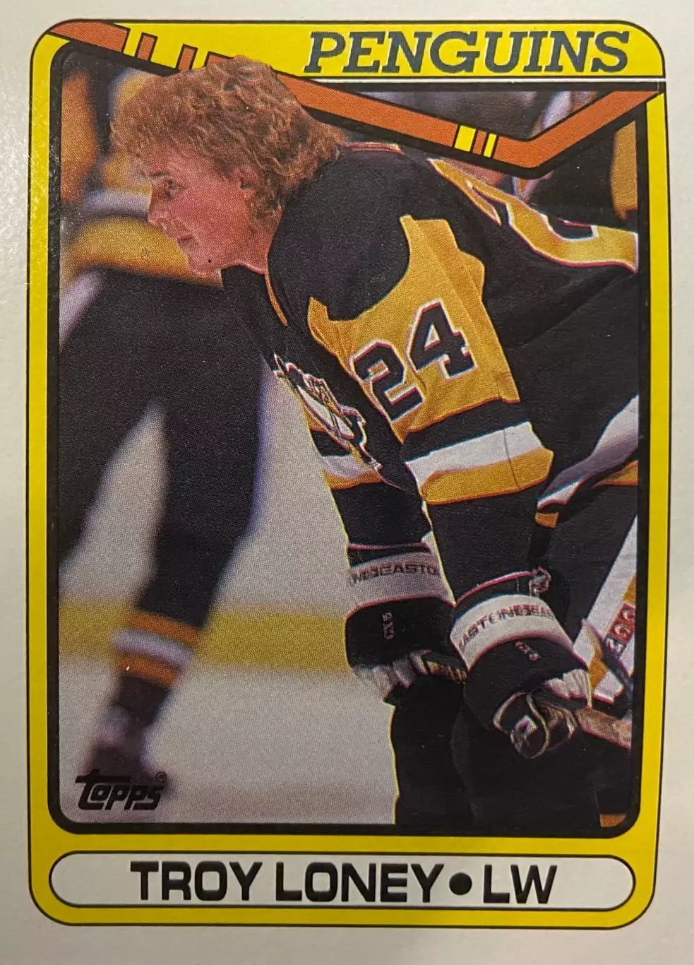 Хоккей. Карточка Troy Loney - Трой Лони Pittsburgh Penguins - Питтсбург НХЛ/NHL