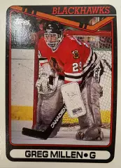 Хоккей. Карточка Greg Millen - Грег Миллен Chicago Blackhawks - Чикаго НХЛ/NHL