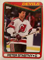 Карточка Peter Stastny-Петер Штястны New Jersey Devils-Нью-Джерси Девилз НХЛ/NHL