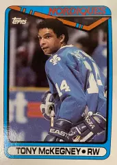 Хоккей. Карточка Tony McKegney - Тони Маккегни Quebec Nordiques - Квебек НХЛ/NHL