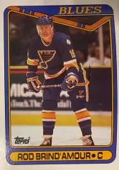 Хоккей. Карточка Rod Brind'Amour-Род Бриндамор St. Louis Blues-Сент-Луис НХЛ/NHL