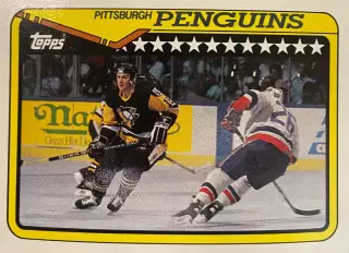 Хоккей Карточка Randy Gilhen-Рэнди Гилен Pittsburgh Penguins - Питтсбург НХЛ-NHL