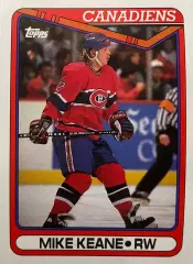 Хоккей. Карточка Mike Keane-Майк Кин Montreal Canadiens-Монреаль НХЛ/NHL 1990/91