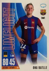 Футбол. Карточка Ona Batlle/Она Батлье Барселона, Манчестер Юнайтед 2023-24