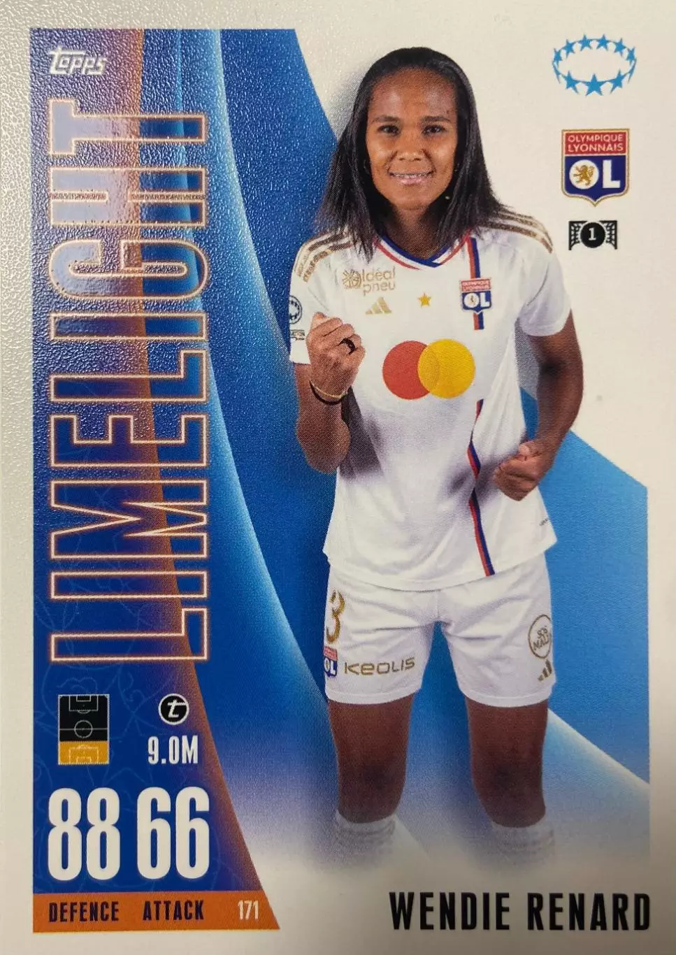 Футбол. Карточка Wendie Renard/Венди Ренар Лион 2023-24