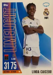 Футбол. Карточка Linda Caicedo/Линда Кайседо Реал Мадрид 2023-24 TOPPS