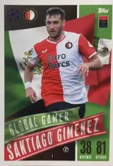 Карточка Santiago Gimenez/Сантьяго Хименес Фейеноорд Лига Чемпионов 2023/24