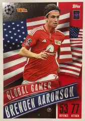 Карточка Brenden Aaronson/Бренден Эронсон Унион Берлин Лига Чемпионов 2023/24