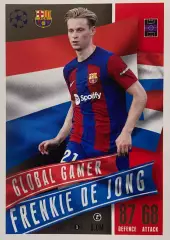 Футбол. Карточка Френки де Йонг Барселона, Аякс Лига Чемпионов 2023-24 TOPPS
