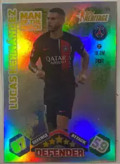 Карточка Лукас Эрнандес ПСЖ, Атлетико, Бавария Лига Чемпионов 2023/24 TOPPS