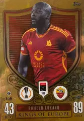Карточка Ромелу Лукаку Рома, Интер, Челси, Манчестер Юнайтед Лига Европы 2023-24