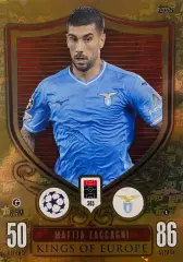 Карточка Mattia Zaccagni/Маттиа Дзакканьи Лацио, Верона Лига Чемпионов 2023-24