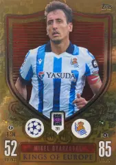 Футбол. Карточка Микель Оярсабаль Реал Сосьедад Лига Чемпионов 2023-24