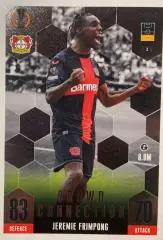 Футбол Карточка Джереми Фримпонг Байер 04, Ливерпуль, Селтик Лига Европы 2023-24