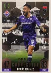 Карточка Николас Гонсалес Фиорентина, Ювентус Лига Конференций 2023-24 TOPPS