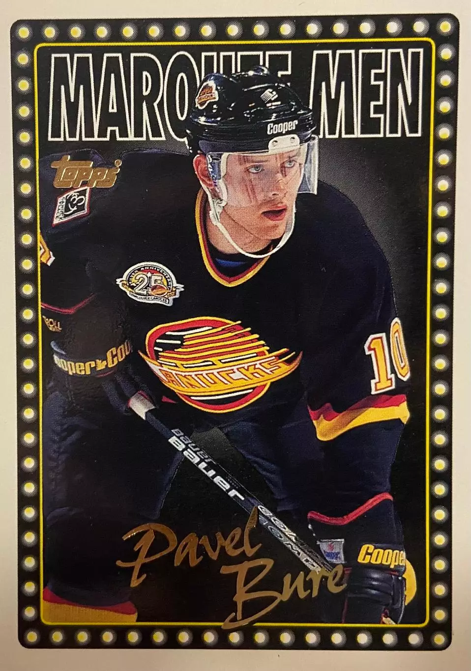 Карточка Павел Буре Vancouver Canucks-Ванкувер, Спартак, ЦСКА Москва НХЛ/NHL