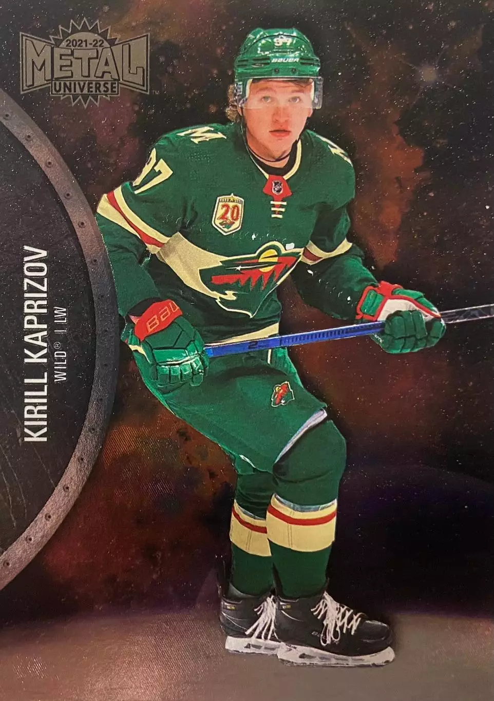 Карточка Кирилл Капризов Minnesota Wild / Миннесота, Салават Юлаев, ЦСКА НХЛ/КХЛ