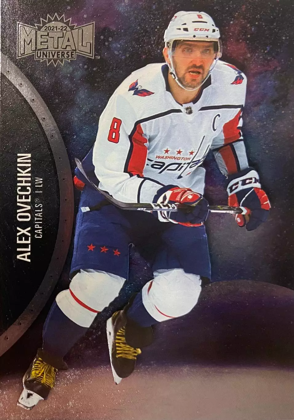 Карточка Александр Овечкин Washington Capitals, Вашингтон, Динамо Москва НХЛ-КХЛ