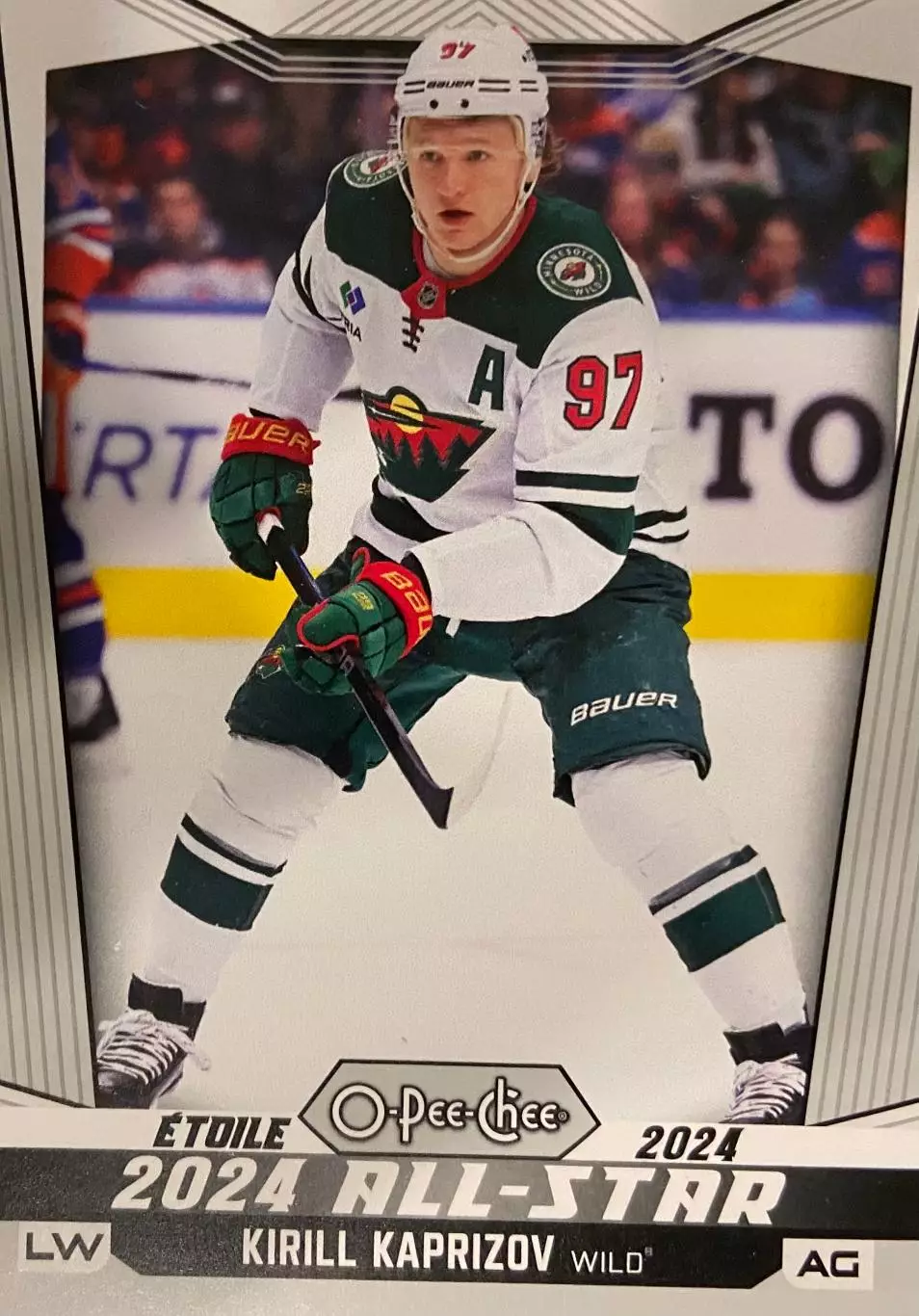 Карточка Кирилл Капризов Minnesota Wild / Миннесота, Салават Юлаев, ЦСКА НХЛ-КХЛ