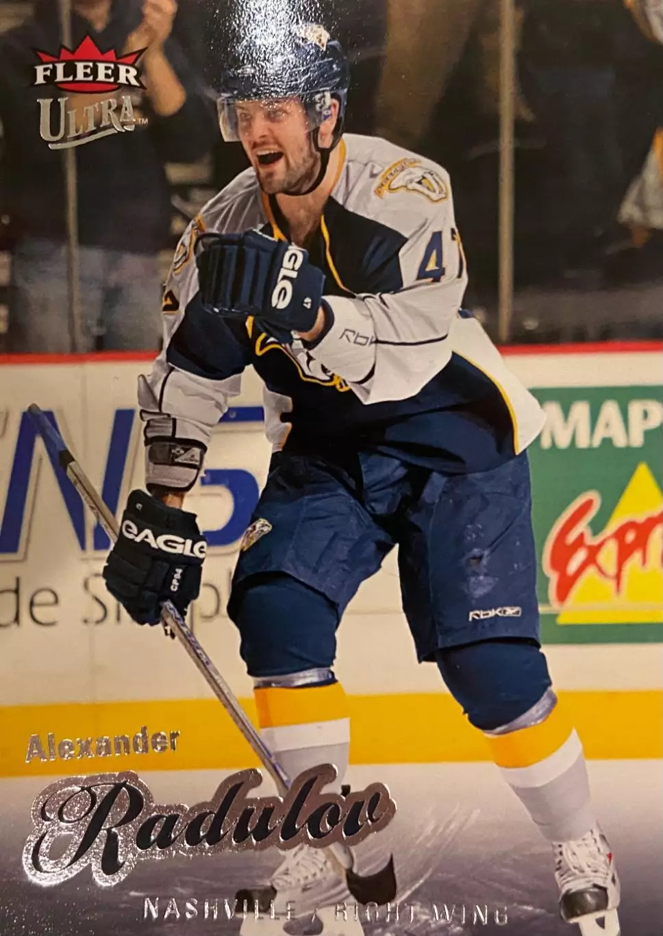 Карточка Александр Радулов Nashville Predators,ЦСКА, Локомотив Ярославль НХЛ/КХЛ