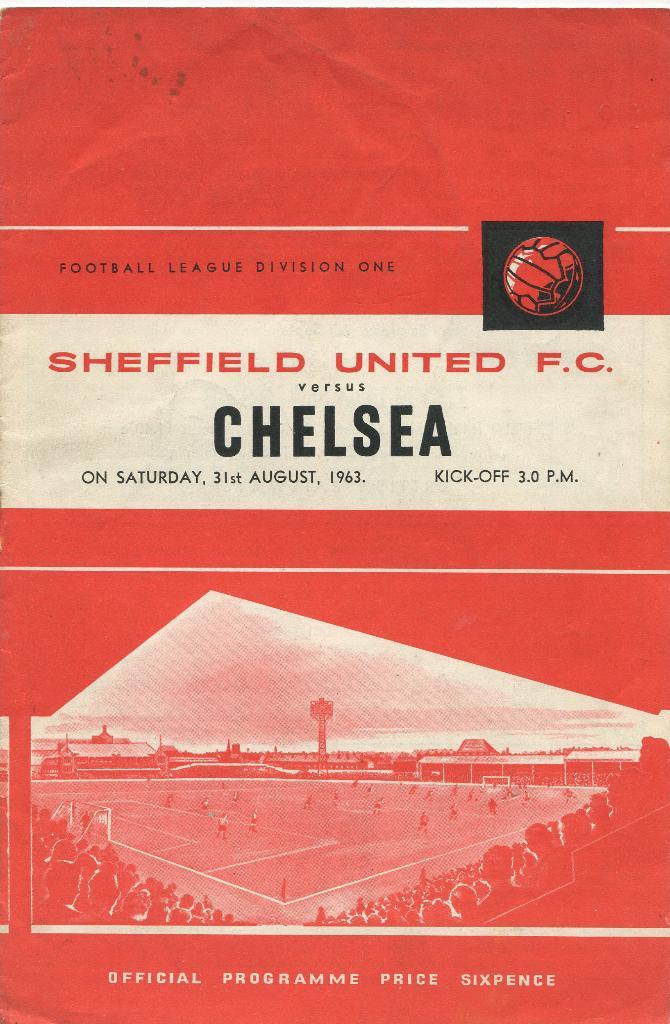 Шеффилд Юнайтед- Челси 31.08.1963